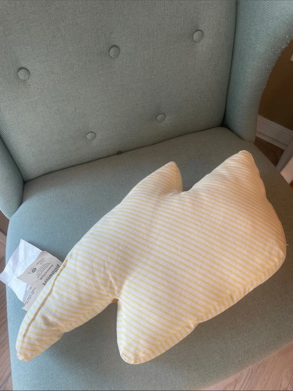 Plush Sherpa Throw Pillow in golden Orange -- lightning bolt new